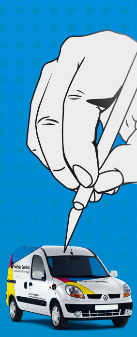 En Gráficas Géminis rotulamos todo tipo de vehículos y escaparates. Todo en decoración y vinilos decorativos.